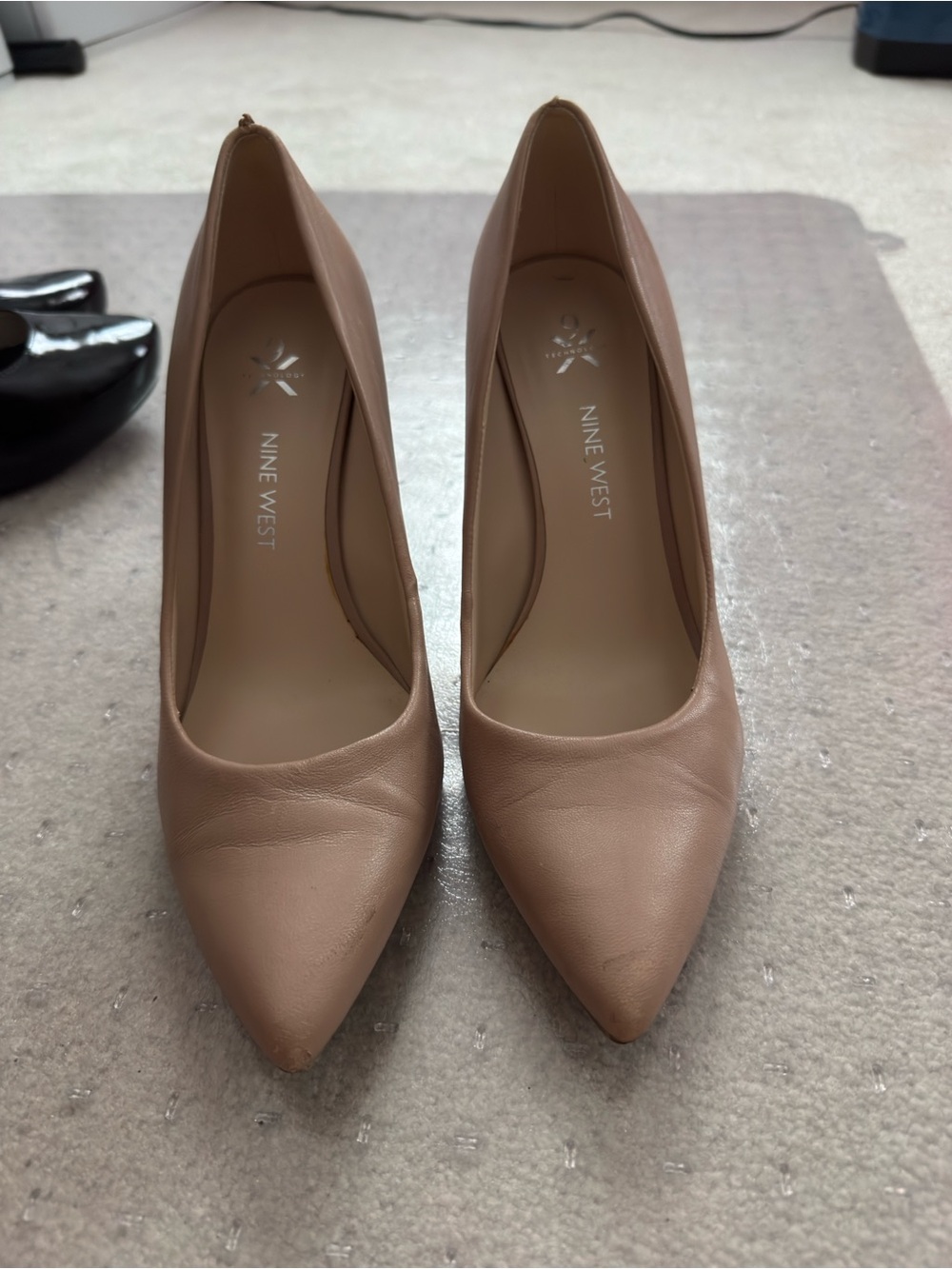 Nine West Women's Pointed Toe Pumps in Nude Brown